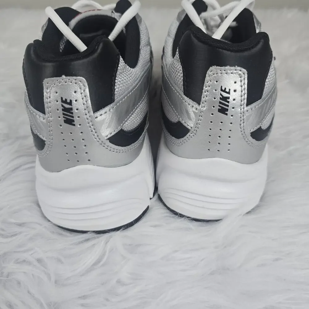 Nike Initiator Metallic Silver Black White Sneaker Men's Size 11 394055-001